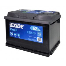 Аккумулятор 62 Exide Excell 6СТ-62 R+ (EB620)