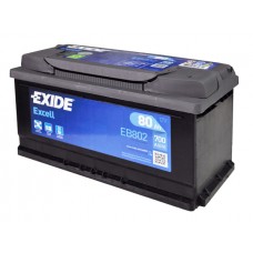 Аккумулятор 80 Exide Excell 6СТ-80 Н R+ (EB802)