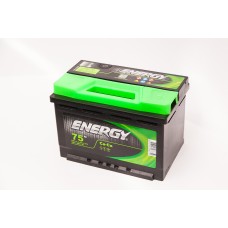 Аккумулятор 75 ENERGY 6СТ-75 R+