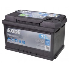 Аккумулятор 72 Exide Premium 6СТ-72 Н R+ (EA722)