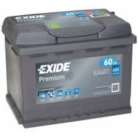 Аккумулятор 60 Exide Premium 6СТ-60 L+ (EA601)